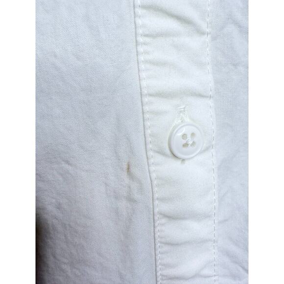 Maeve By Anthropologie Short Sleeve Button Shirt Oversize Small Collared Cotton - Picture 6 of 9